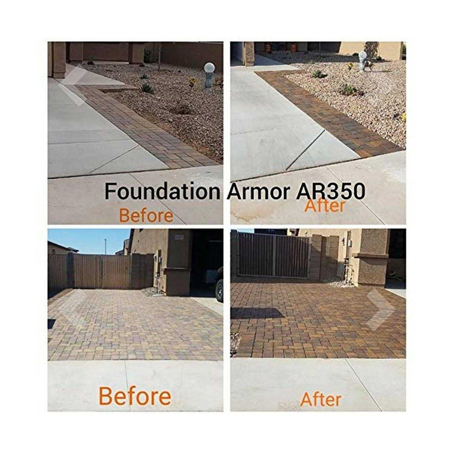 Foundation Armor 1 Gallon Armor SX5000 Silane Siloxane Penetrating Concrete Sealer and Masonry Water Repellent - Zenithce