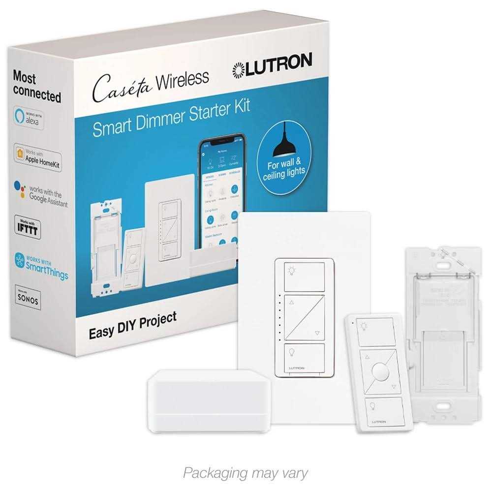 Lutron Caseta Smart Lighting Dimmer 1 -Pole PD-6WCL-WH-R - Zenithce