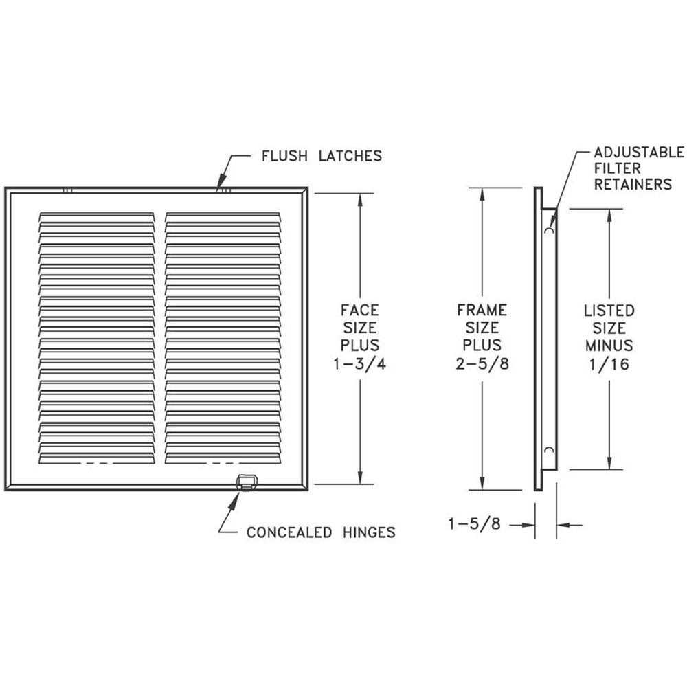 Hart Cooley Air Return Grille - Zenithce