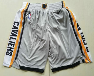 Cleveland Cavaliers Grey 2017-18 City Edition Swingman Shorts - Zenithce