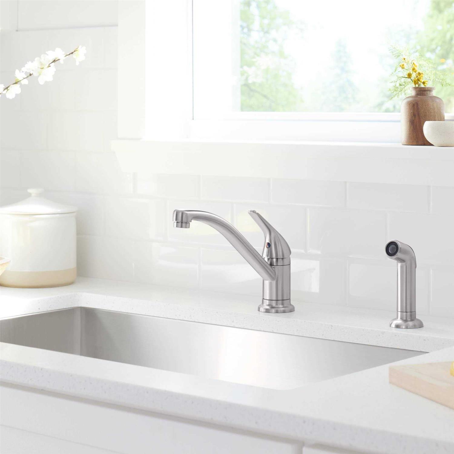 Kohler Jolt Pull-Out Single-Handle Kitchen sink Faucet - Zenithce