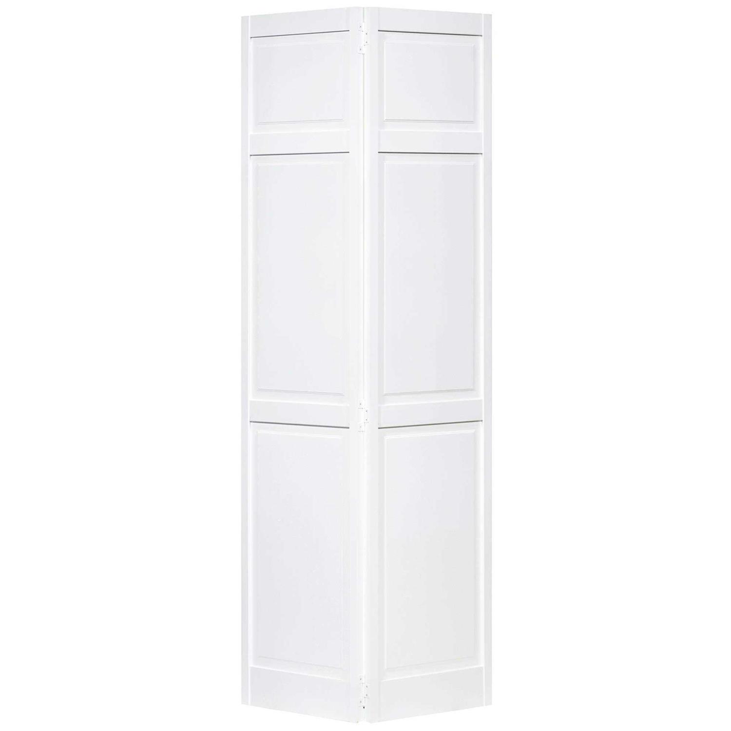 Kimberly Bay Paneled Wood Primed Bi-Fold Door - Zenithce