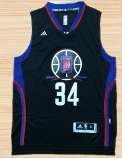 Los Angeles Clippers #34 Paul Pierce Revolution 30 Swingman 2015-16 Black Jersey - Zenithce