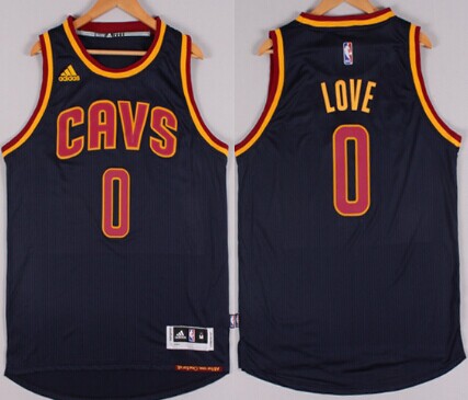 Cleveland Cavaliers #0 Kevin Love Revolution 30 Swingman 2014 New Navy Blue Jersey - Zenithce