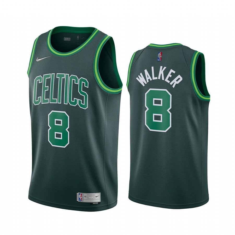 Boston Celtics #8 Kemba Walker Green Swingman 2020-21 Earned Edition Jersey - Zenithce