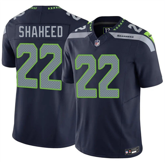 Seattle Seahawks #22 Rashid Shaheed Navy 2025 F.U.S.E. Vapor Untouchable Limited Stitched Jersey - Zenithce