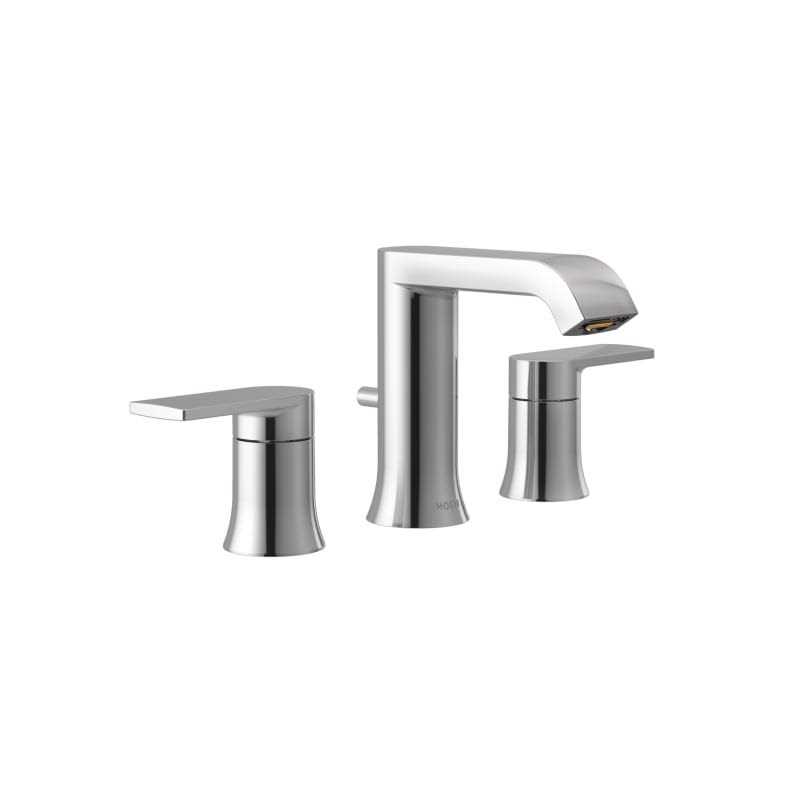 Moen T6420 Eva Two Handle Widespread Bathroom Faucet Chrome - Zenithce