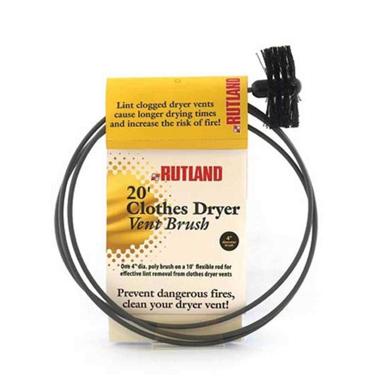 Rutland 3 Pellet Stove / Dryer Vent Brush with 20′ Handle - Zenithce
