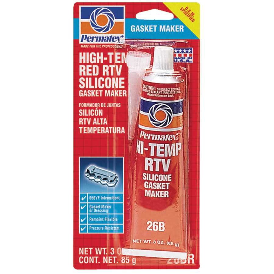 Permatex 81160 High-Temp Red RTV Silicone Gasket - Zenithce