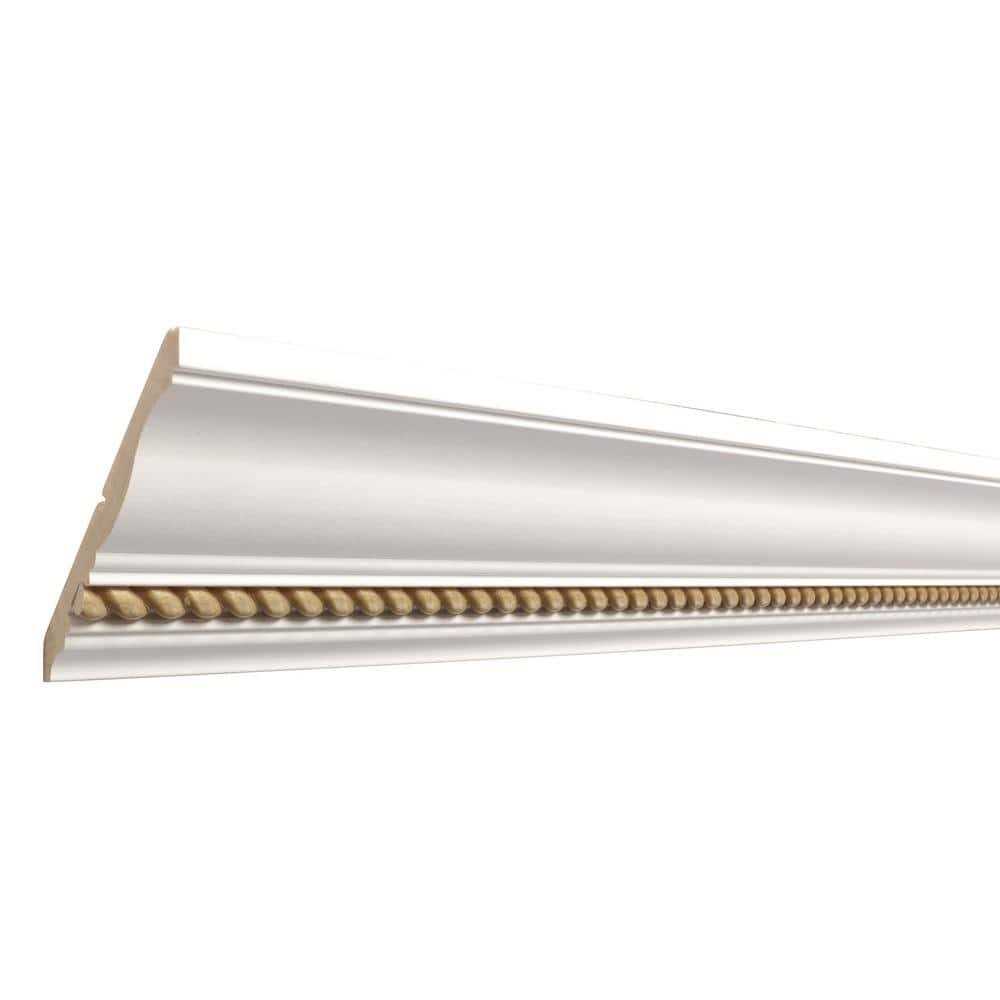 Ornamental Mouldings Diamond 24-in x 2.5-ft Finished Plastic Wall Panel Moulding - Zenithce