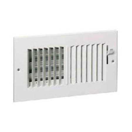 Hart & Cooley 43364 24 x 10 White Sidewall/Ceiling Return Air Grille - Zenithce