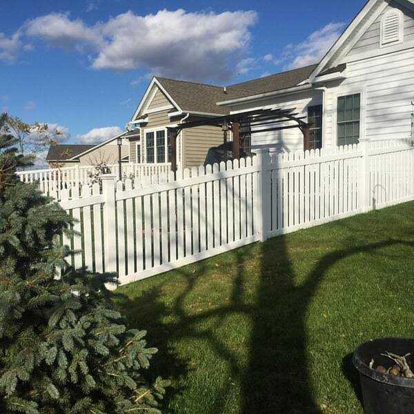 Weatherables Pembroke H White Vinyl Privacy Fence Gate Kit - Zenithce