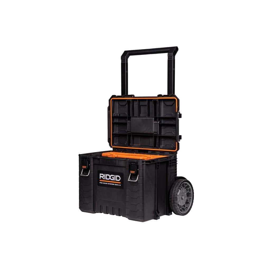 RIDGID 2.0 Pro 22 in. Gear System Rolling Tool Box and Tool Box and Tool Case - Zenithce