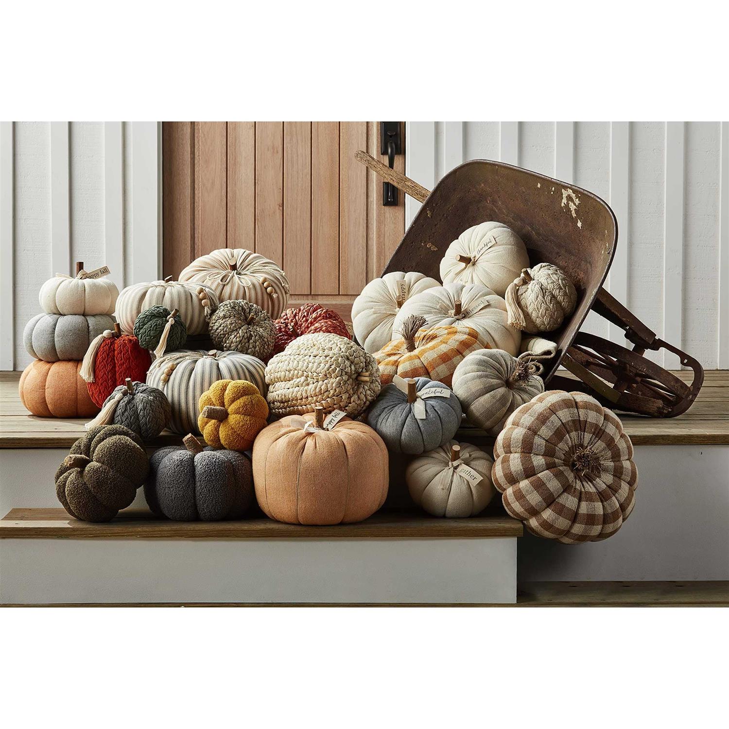 Mud Pie Braided Rope Pumpkin - Zenithce