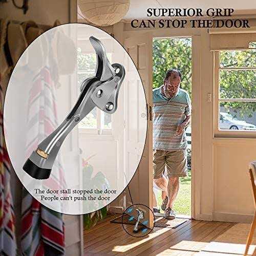 Door Stopper Wall Protector Wall Shield Bumper Guard from Door Knobs, Sturdy Self Adhesive, Soft and Transparent,Washable and Reusable Shock - Zenithce