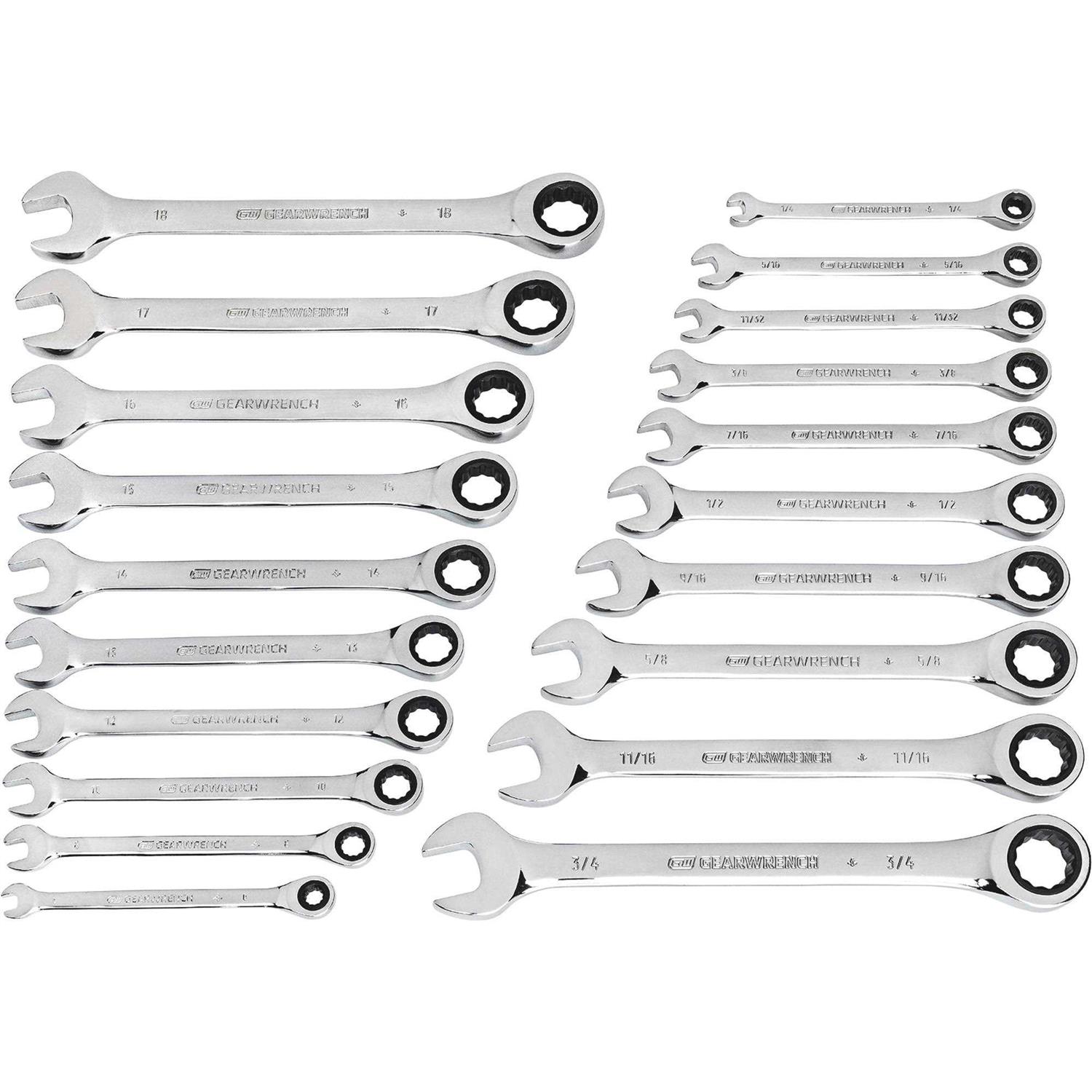 GearWrench Reversible Ratcheting Combination Wrench 19mm 9619N - Zenithce