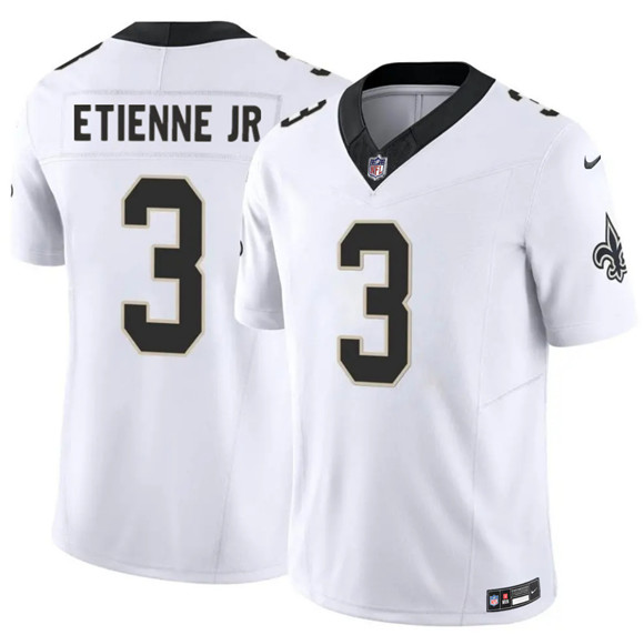 New Orleans Saints #3 Travis Etienne Jr White 2026 F.U.S.E Vapor Limited Stitched Jersey - Zenithce