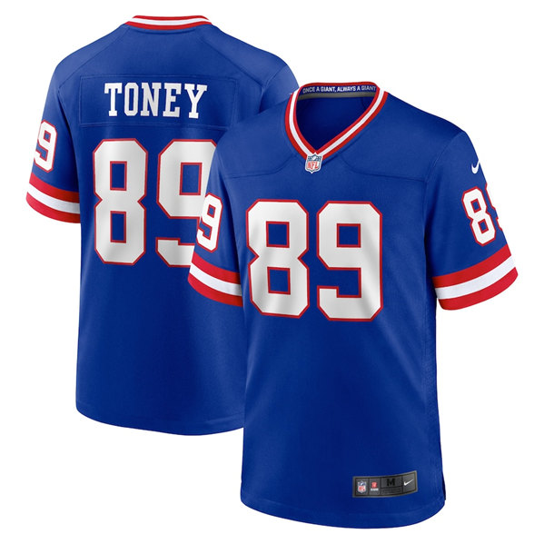 New York Giants #89 Kadarius Toney Royal Stitched Game Jersey - Zenithce