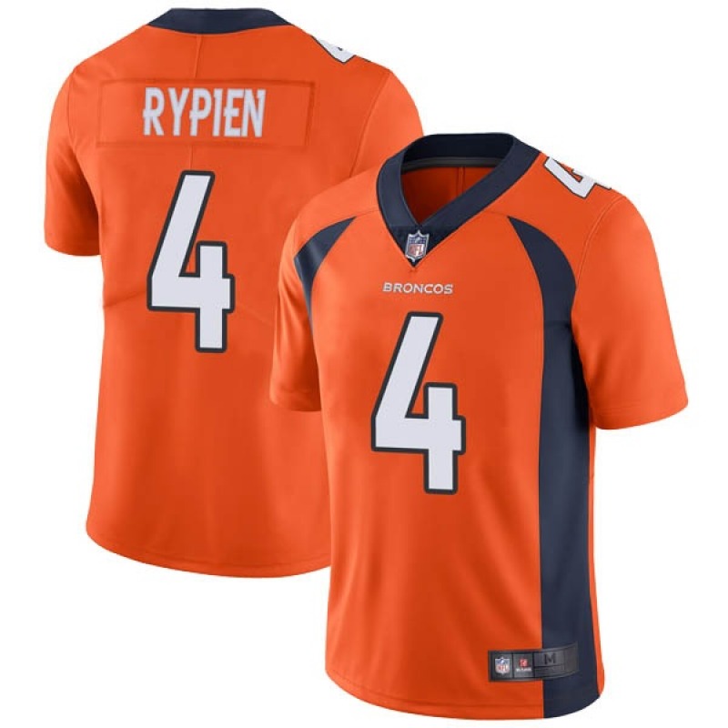 Denver Broncos #4 Brett Rypien Orange Vapor Untouchable Limited Stitched Jersey - Zenithce