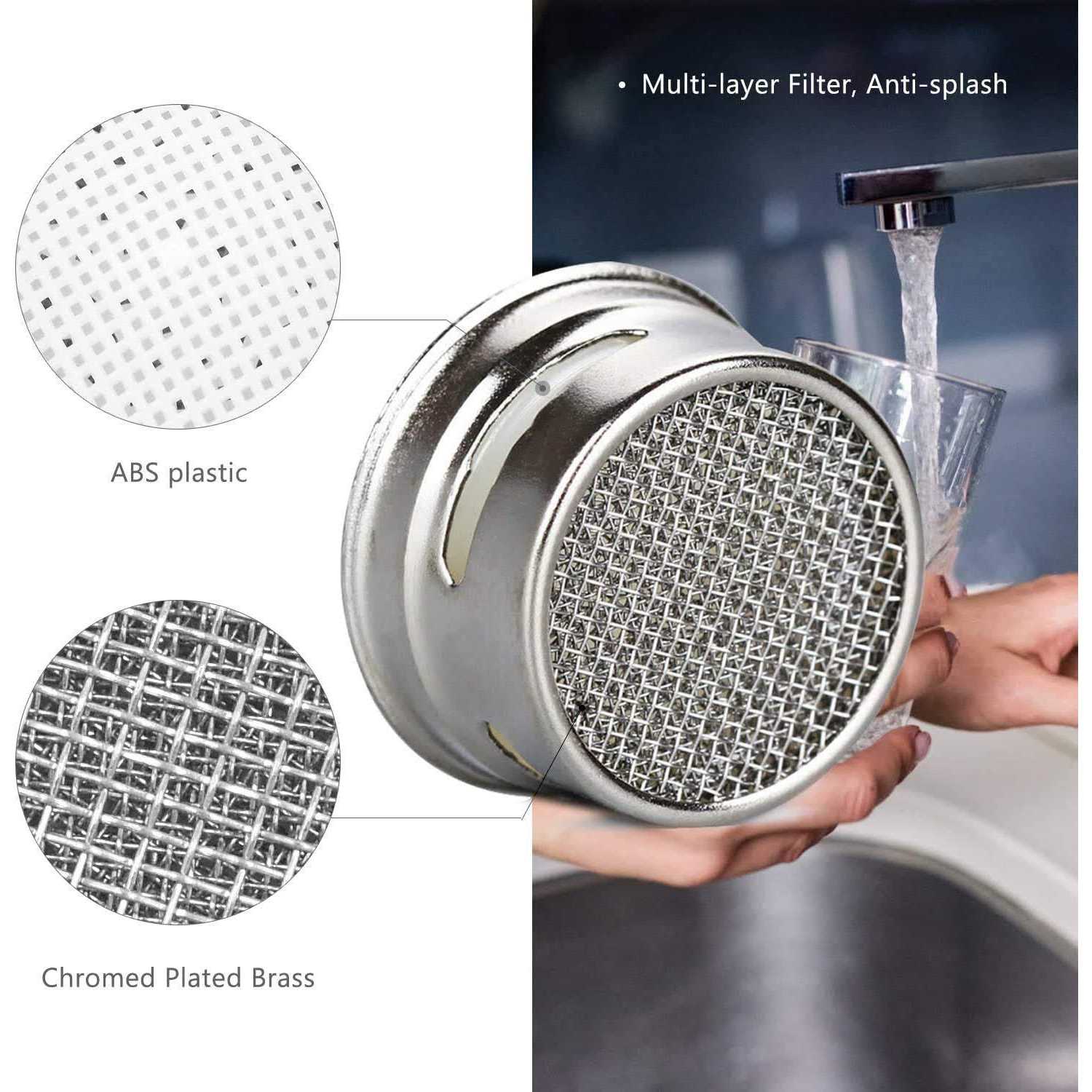 Faucet Aerator Faucet Flow Restrictor Replacement Parts Insert Sink Aerator for Bathroom - Zenithce