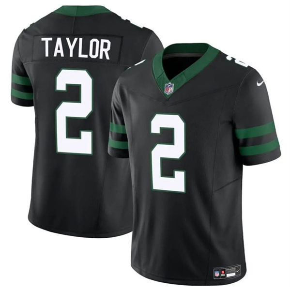 New York Jets #2 Tyrod Taylor Black 2024 F.U.S.E. Vapor Untouchable Limited Stitched Jersey - Zenithce
