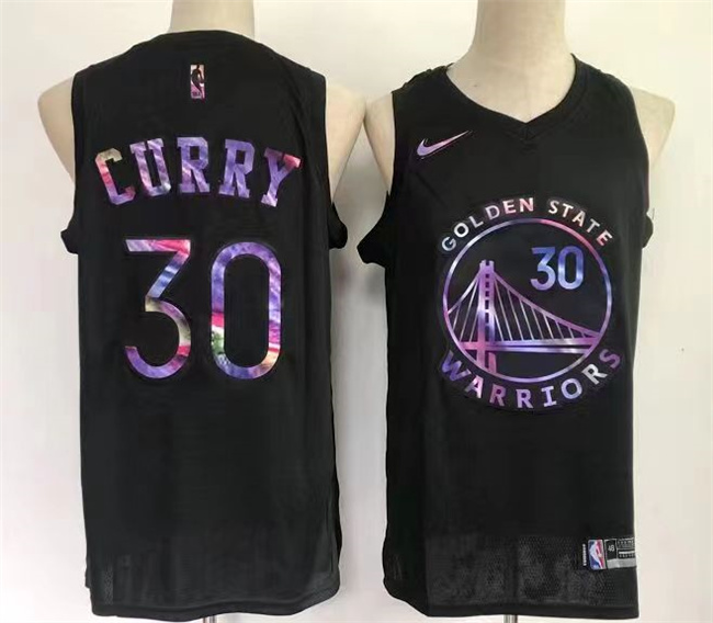 Golden State Warriors #30 Stephen Curry Black Stitched Jersey - Zenithce