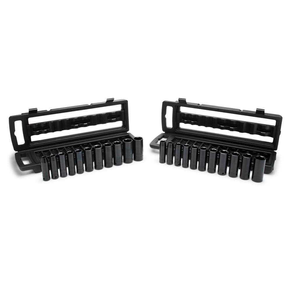 Husky 1/2 in. Drive 6-Point Impact Socket Set - Zenithce