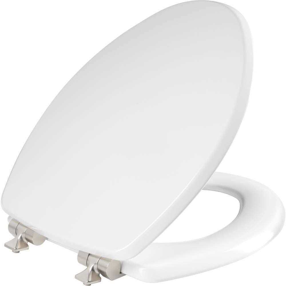 Mayfair Toilet-seat Wood Elongated White - Zenithce