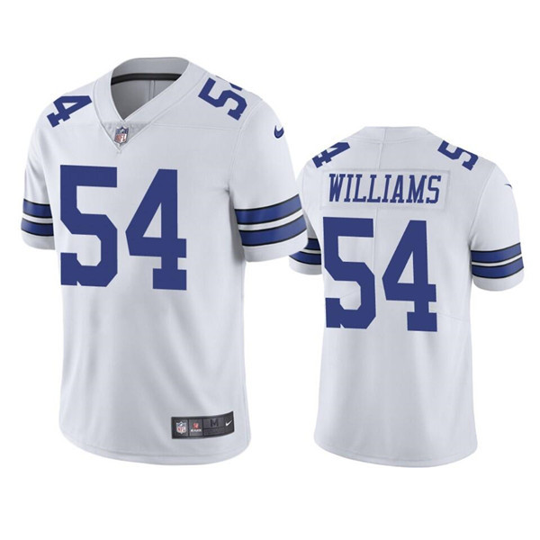 Dallas Cowboys #54 Sam Williams White Vapor Limited Stitched Jersey - Zenithce
