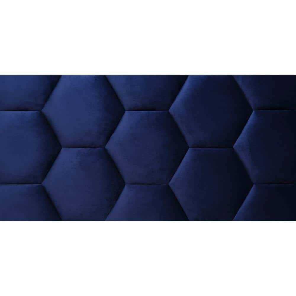 WALL!SUPPLY Luxury Velvet Textile Hexagon - Zenithce