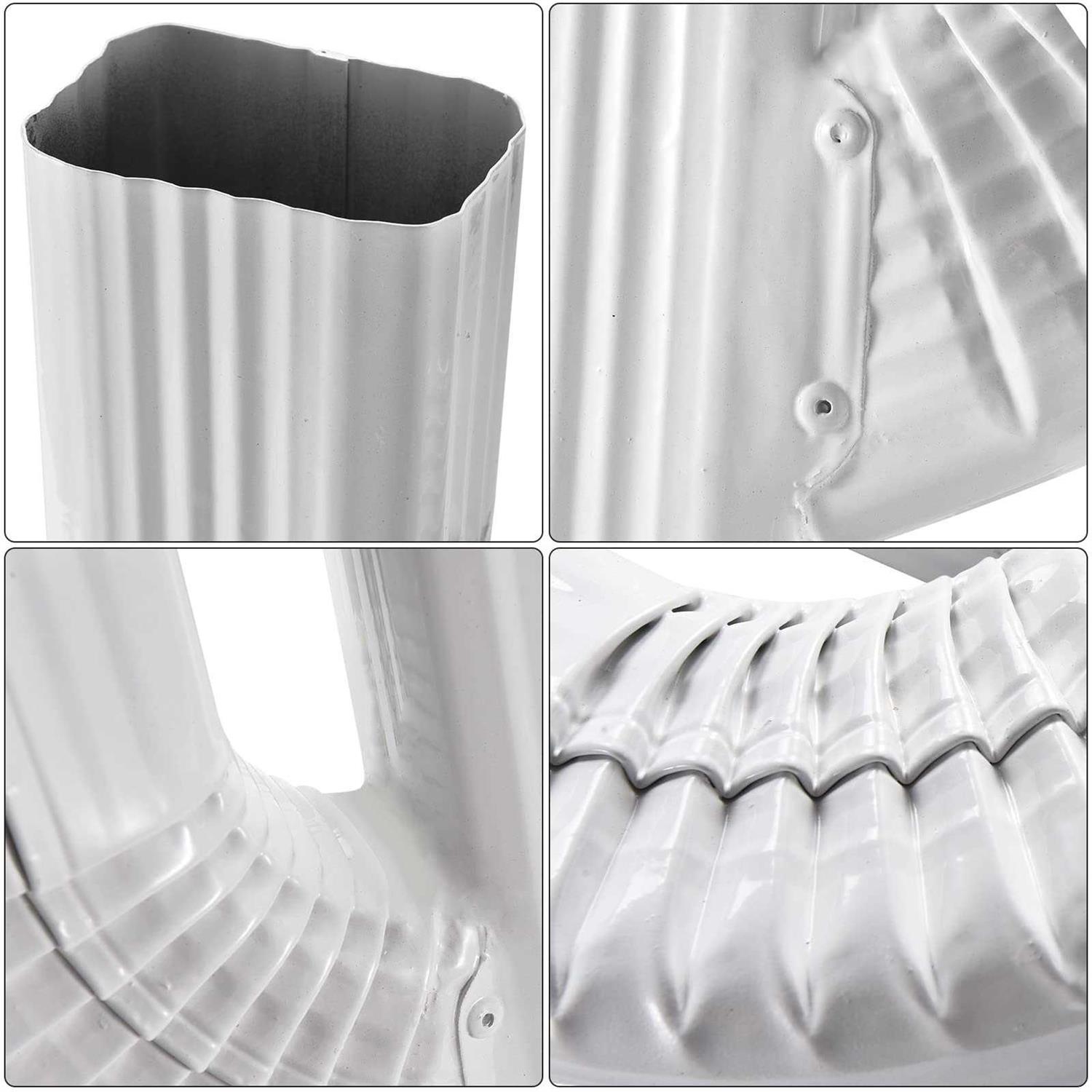 VYH Downspout Adapter Gutter Downspout Strap Leader Strap - Zenithce