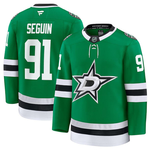 Dallas Stars #91 Tyler Seguin Green 2024-25 Home Stitched Jersey - Zenithce