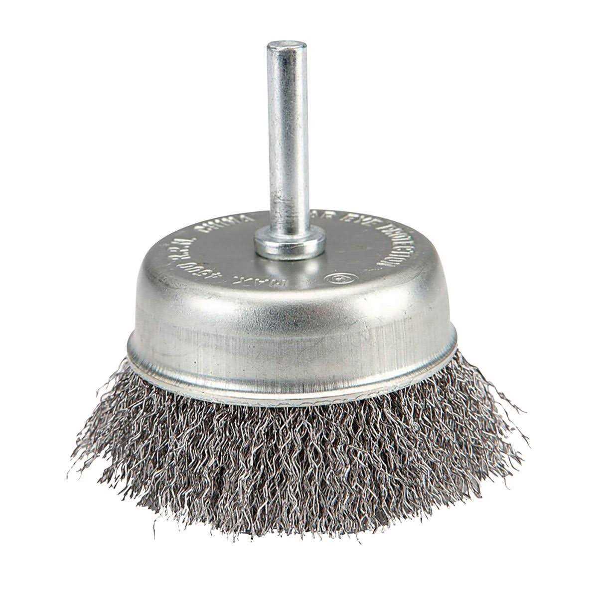Warrior 3 in. Twisted Wire Cup Brush - Zenithce