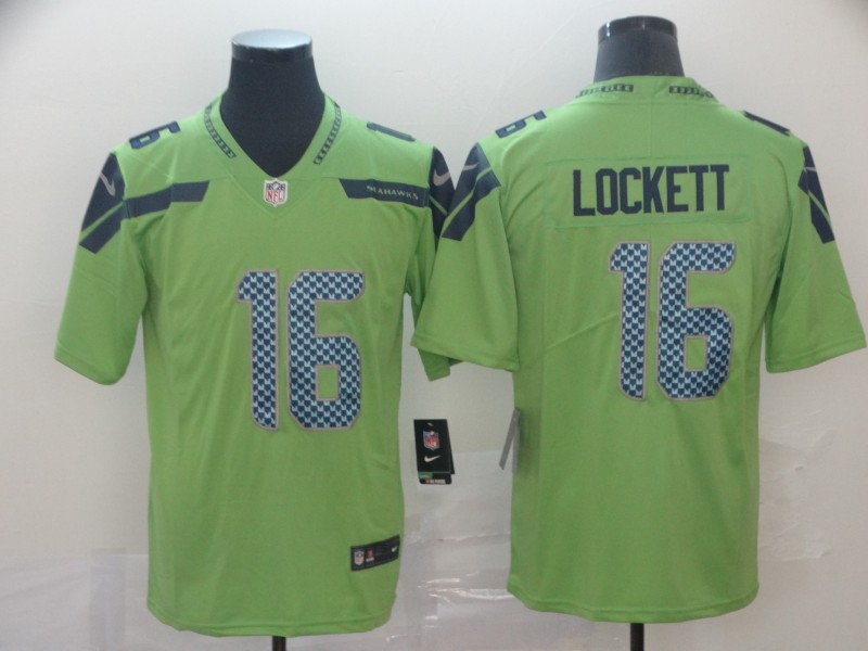 Seattle Seahawks #16 Tyler Lockett Green Vapor Untouchable Limited Stitched Jersey - Zenithce