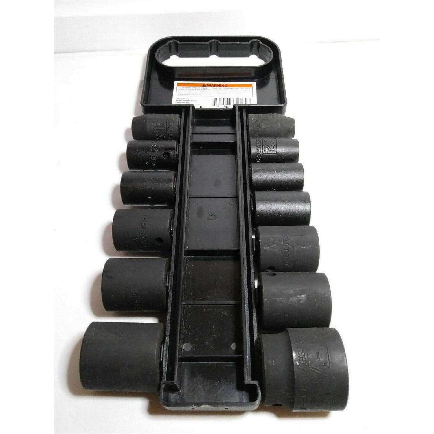 Pittsburgh 1/2 in. Drive Metric Spline Socket Set - Zenithce