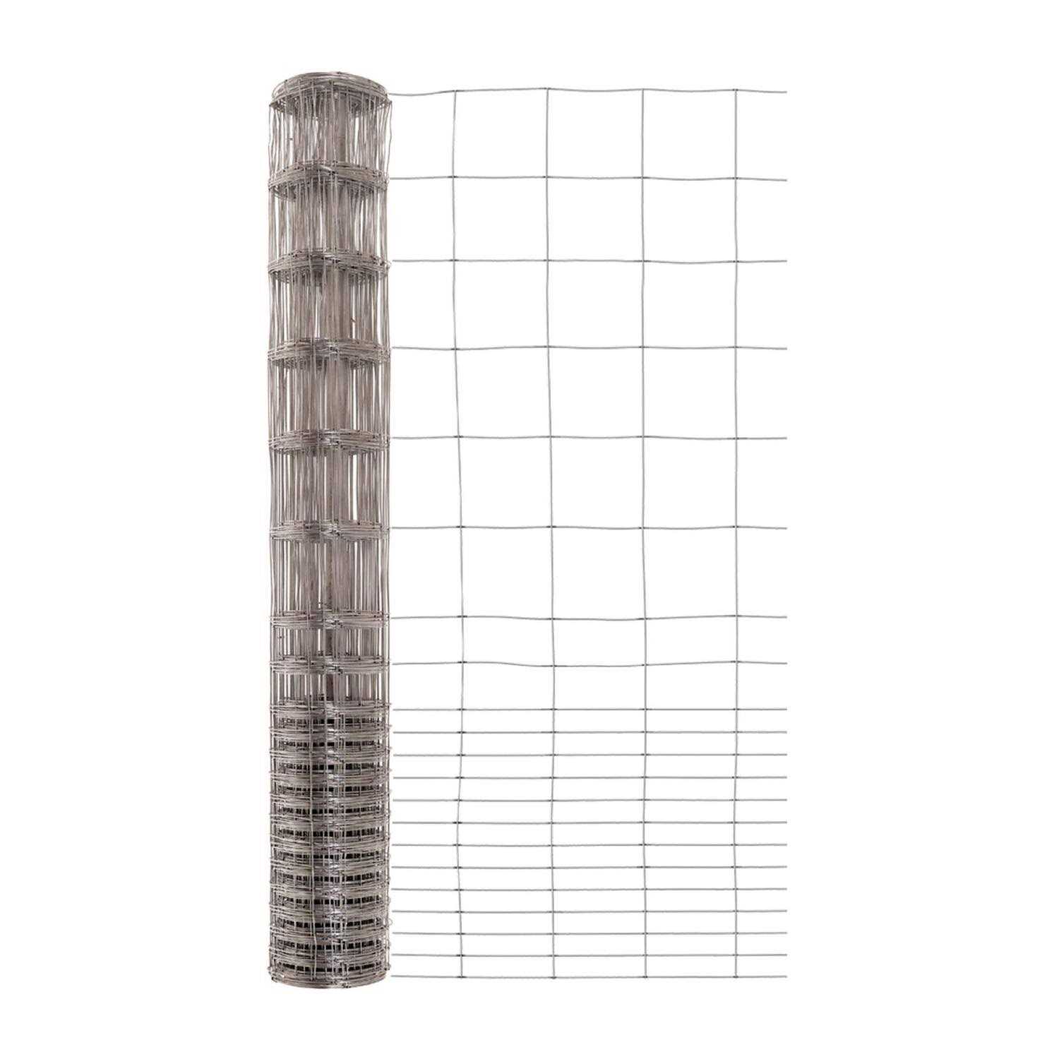 Garden Zone 30 in. W x 50 ft. L Silver Gray Steel Hardware Cloth 1/4 - Zenithce