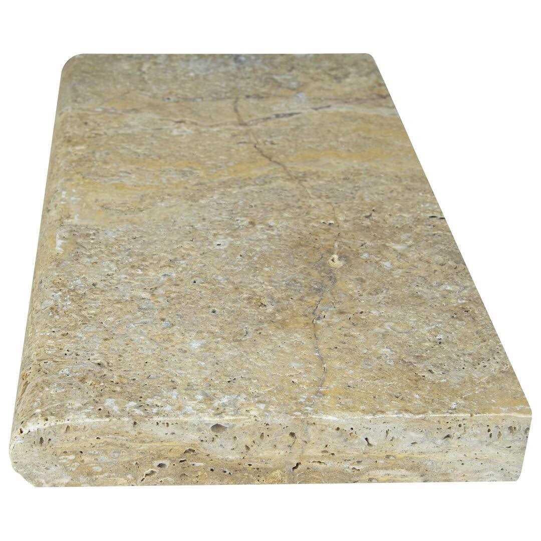 MSI Tuscany Scabas Travertine Brushed Coping - Zenithce