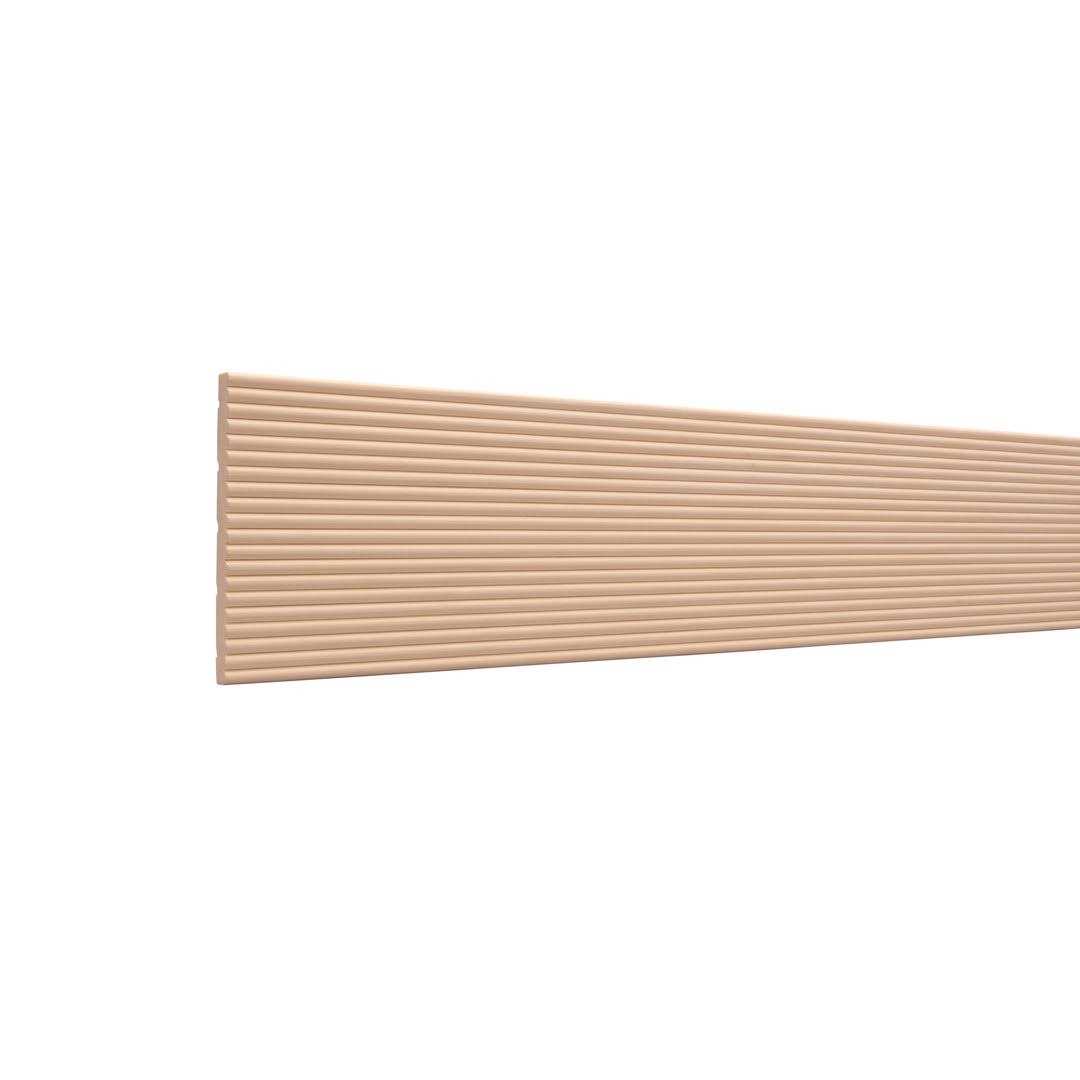 Narrow Reeded 5 x 96 W Accent Moulding Ornamental Mouldings Finish - Zenithce