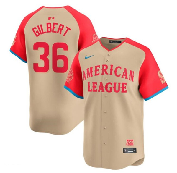 National League #36 Logan Gilbert Cream 2024 All-Star Limited Stitched Jersey - Zenithce