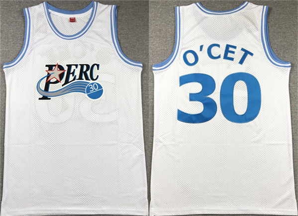 Perc #30 O'Cet Movie White Stitched jersey - Zenithce