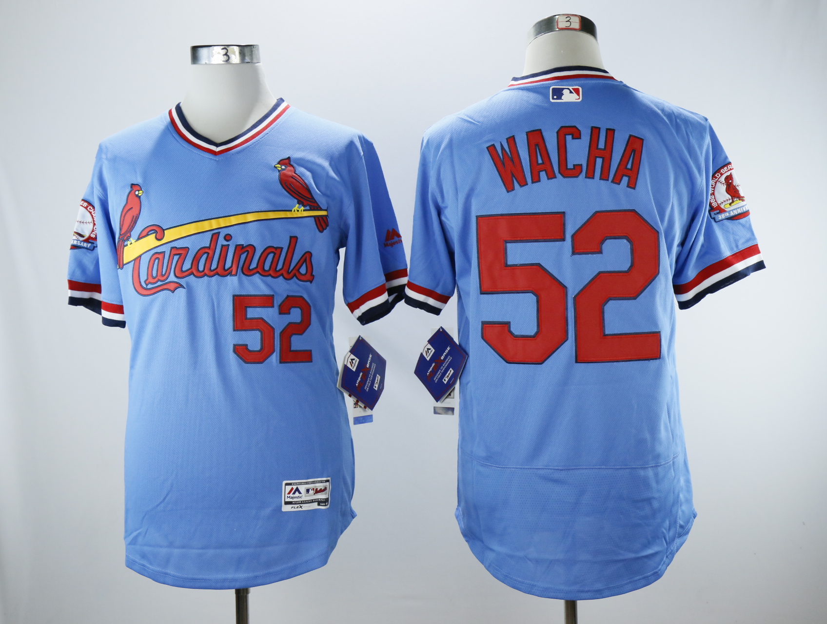 St.Louis Cardinals #52 Michael Wacha Light Blue Cooperstown Collection Flexbase Stitched Jersey - Zenithce