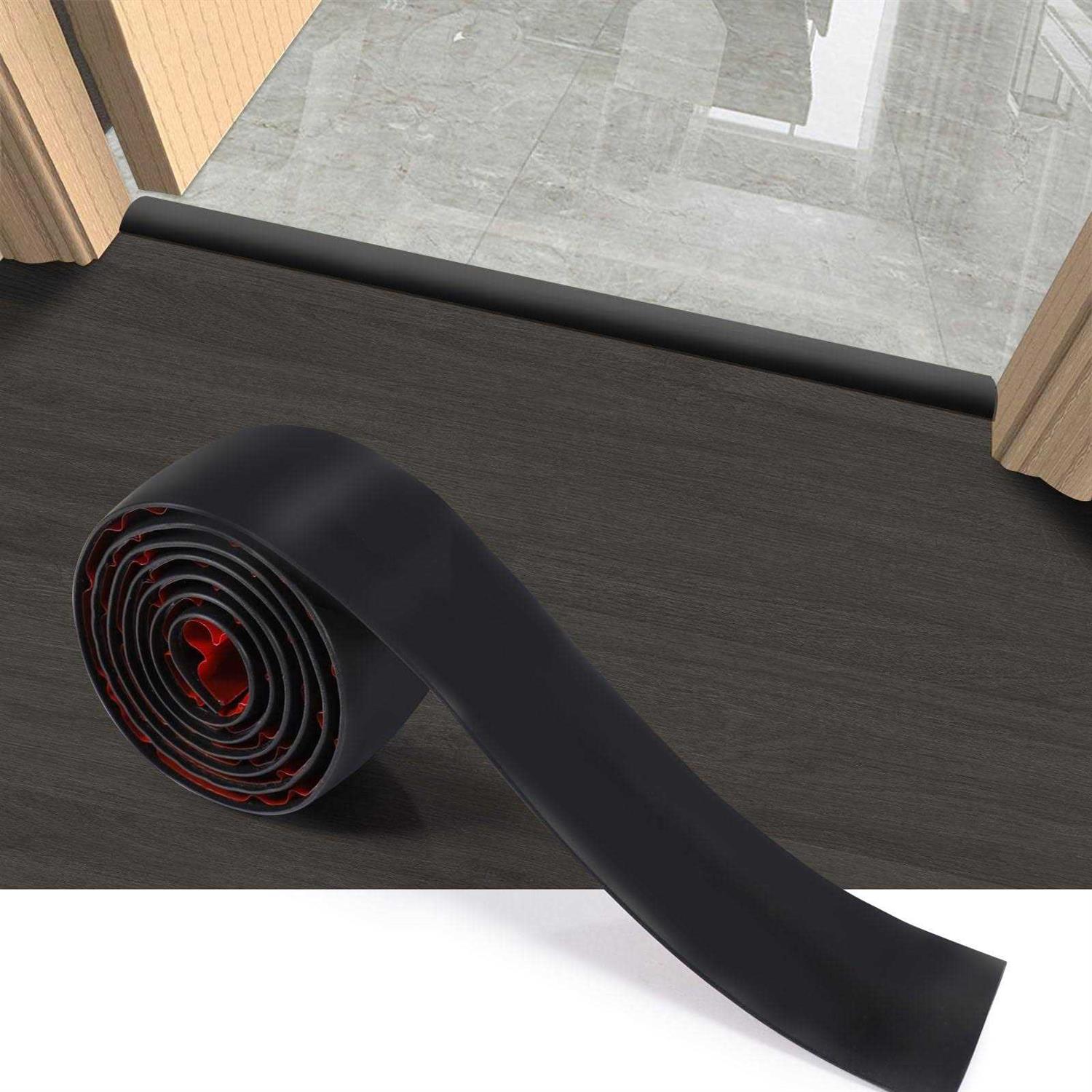 Floor Transition Strip 2 Wide Vinyl Floor Self Adhesive Flat Vinyl Flooring Laminate Floor Strip with Strong Backing for Joining Floor Gaps - Zenithce