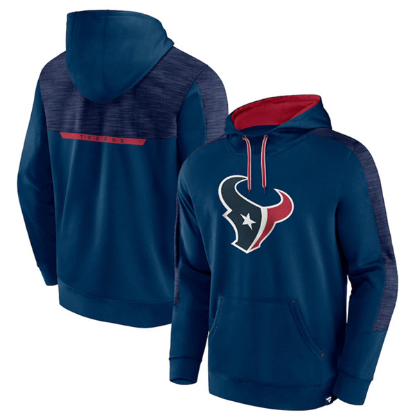 Houston Texans Navy Defender Evo Pullover Hoodie - Zenithce