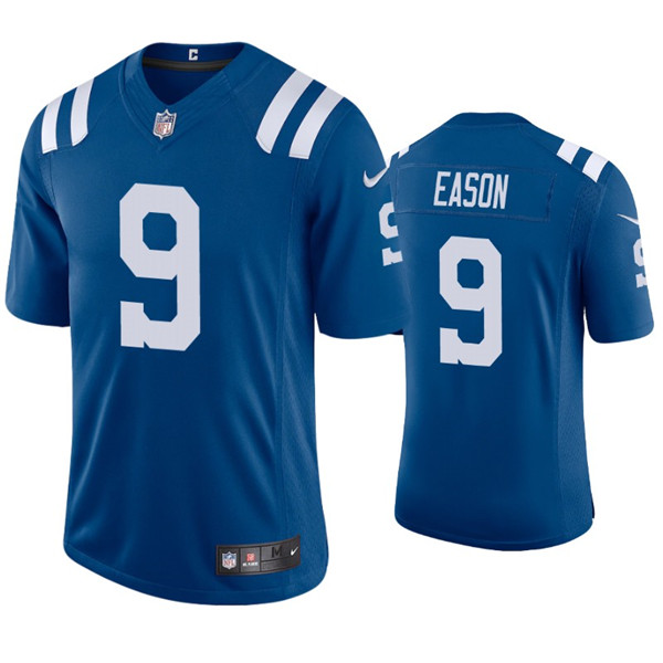 Indianapolis Colts #9 Jacob Eason Blue Stitched Jersey - Zenithce