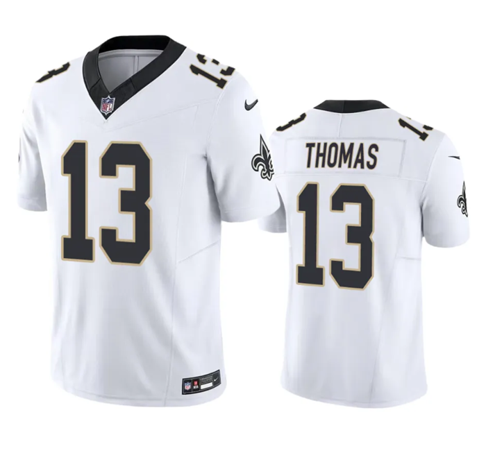 New Orleans Saints #13 Michael Thomas White 2023 F.U.S.E. Vapor Untouchable Limited Stitched Jersey - Zenithce