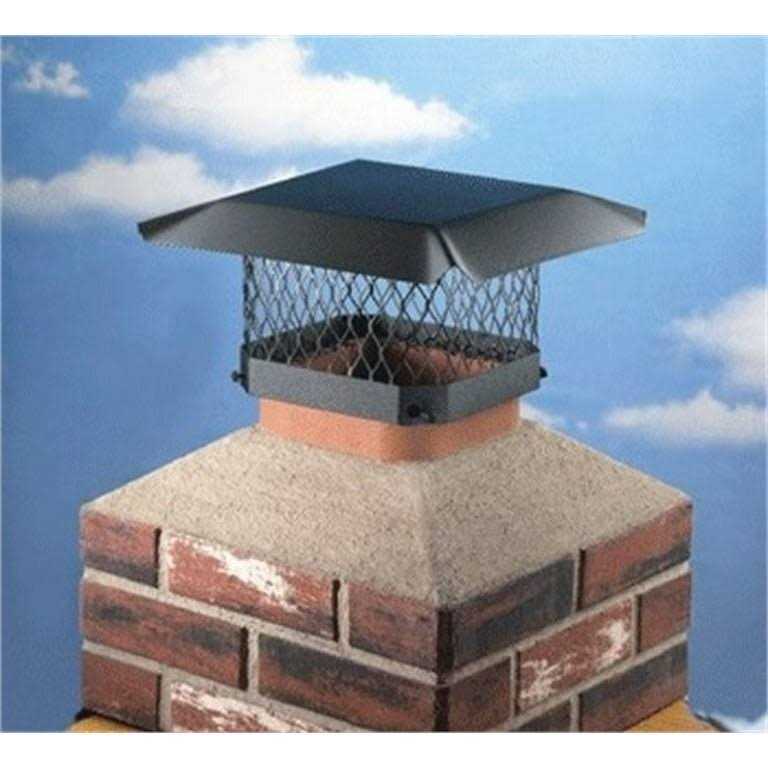 Shelter Chimney Cap Black Steel - Zenithce
