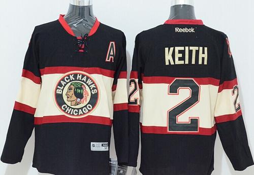 Blackhawks #2 Duncan Keith Black New Third Stitched Jersey - Zenithce