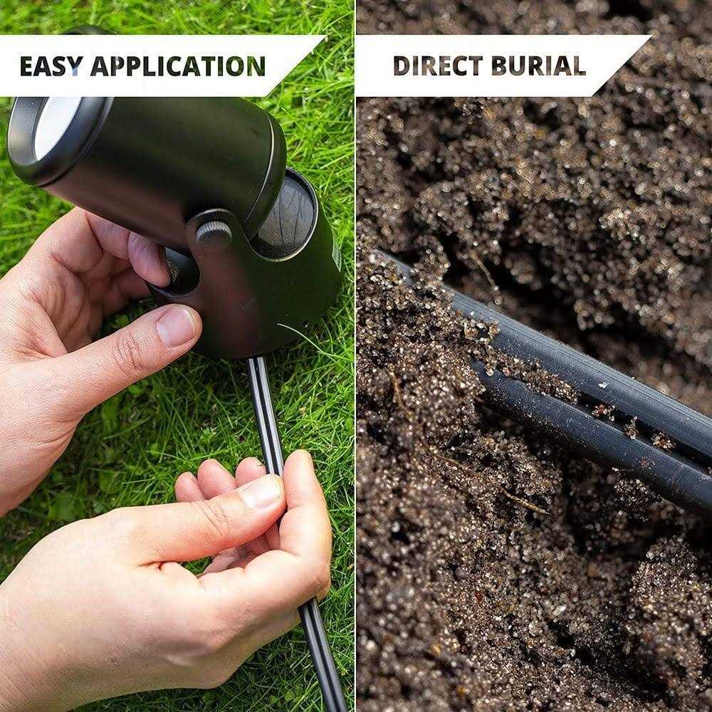 Low Voltage Landscape Lighting Direct Burial Copper Wire - Zenithce