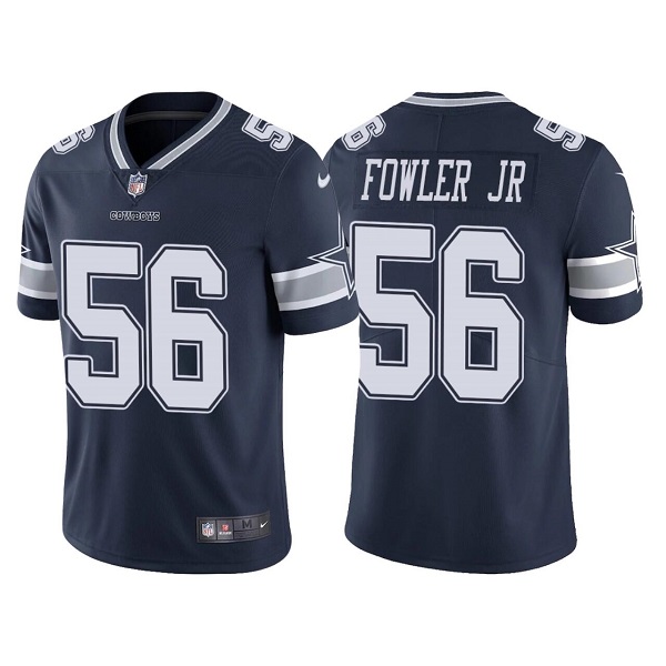 Dallas Cowboys #56 Dante Fowler Jr. Navy Vapor Limited Stitched Jersey - Zenithce