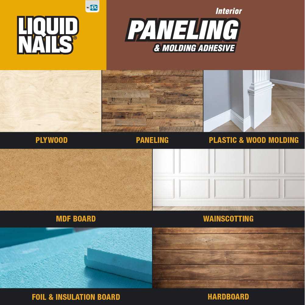 Liquid Nails Interior Projects Construction Adhesive - Zenithce